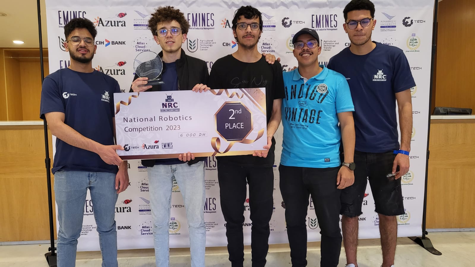 Compétition nationale de robotique: l&rsquo;ENSAM-M remporte le deuxième prix